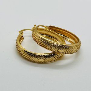 Gold Hoops,Thick Hoops Earrings